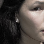 Load image into Gallery viewer, Jasmine Silver Pearl Studs