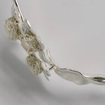 Load image into Gallery viewer, Jasmine Silver Posy Bangle