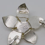 Load image into Gallery viewer, Jasmine Silver Pearl Bouquet Necklace