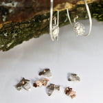 Load image into Gallery viewer, Blackberry Dreams Dormouse Hoop Earrings