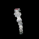 Load image into Gallery viewer, Pink Tourmaline Silver Oak Ring