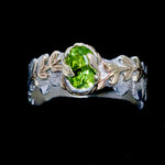 Load image into Gallery viewer, Peridot Woodland Ring