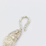 Load image into Gallery viewer, Crocheted Silver & Gold String of Pearls Bracelet