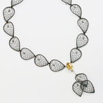 Load image into Gallery viewer, Torchon Lace Citrine Necklace