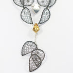 Load image into Gallery viewer, Torchon Lace Citrine Necklace