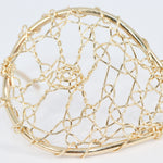 Load image into Gallery viewer, Torchon Gold Lace Stud Earrings