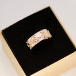 Load image into Gallery viewer, Autumn Leaf Red Gold Ring