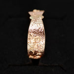 Load image into Gallery viewer, Autumn Leaf Red Gold Ring