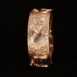 Load image into Gallery viewer, Autumn Leaf Red Gold Ring