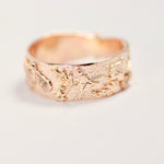 Load image into Gallery viewer, Autumn Leaf Red Gold Ring