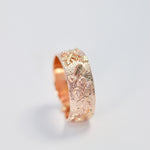 Load image into Gallery viewer, Autumn Leaf Red Gold Ring