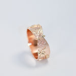 Load image into Gallery viewer, Autumn Leaf Red Gold Ring