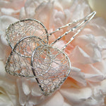 Load image into Gallery viewer, Torchon Lace Petal Haircomb