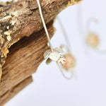 Load image into Gallery viewer, Blackberry Dreams Dormouse Hoop Earrings