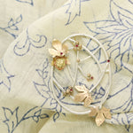 Load image into Gallery viewer, Ivy Silver & Gold Dormouse Brooch