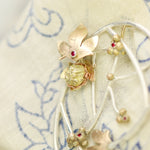 Load image into Gallery viewer, Ivy Silver & Gold Dormouse Brooch