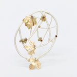 Load image into Gallery viewer, Ivy Silver & Gold Dormouse Brooch