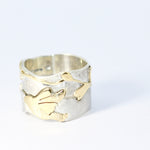 Load image into Gallery viewer, Hummingbird Hawkmoth Honeysuckle Perfect Pair Ring