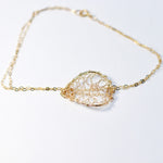 Load image into Gallery viewer, Torchon Gold Lace Bracelet