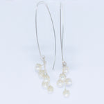 Load image into Gallery viewer, Crocheted Silver Cluster Earrings