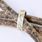 Load image into Gallery viewer, 18ct & Silver Forage Fungi Ring