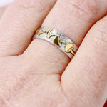 Load image into Gallery viewer, 18ct & Silver Forage Fungi Ring