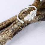 Load image into Gallery viewer, Silver Oak Open Stacking Ring