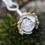 Load image into Gallery viewer, Lullaby Silver & Gold Dormouse Kinetic Pendant