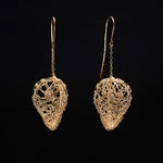 Load image into Gallery viewer, 9ct Gold Lace Lantern Diamond Earrings