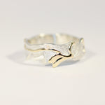 Load image into Gallery viewer, Hummingbird Hawkmoth Honeysuckle Perfect Pair Ring