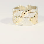 Load image into Gallery viewer, Hummingbird Hawkmoth Honeysuckle Perfect Pair Ring