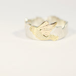 Load image into Gallery viewer, Hummingbird Hawkmoth Honeysuckle Perfect Pair Ring