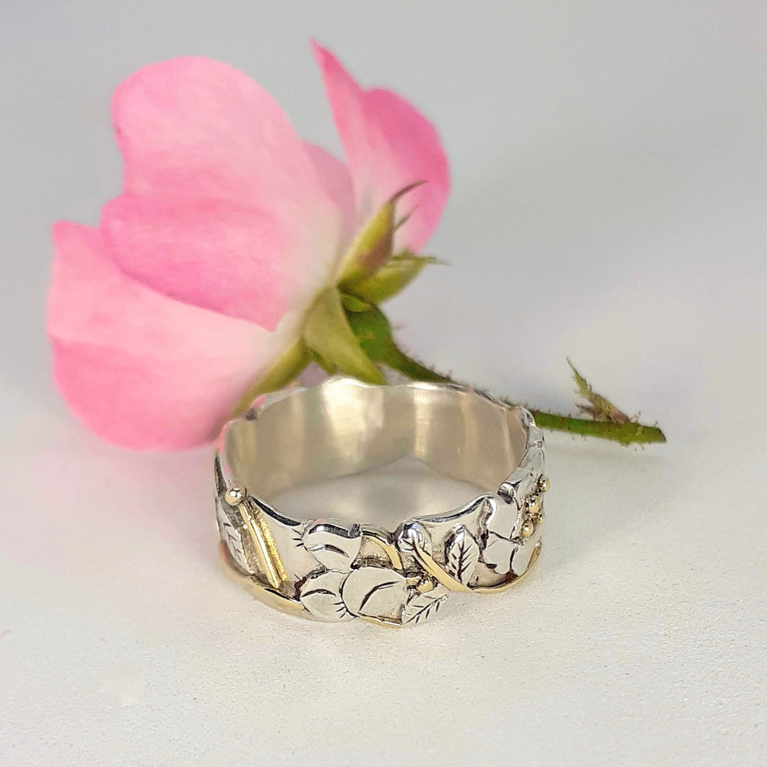 Briar Rose Ring | Silver & Gold