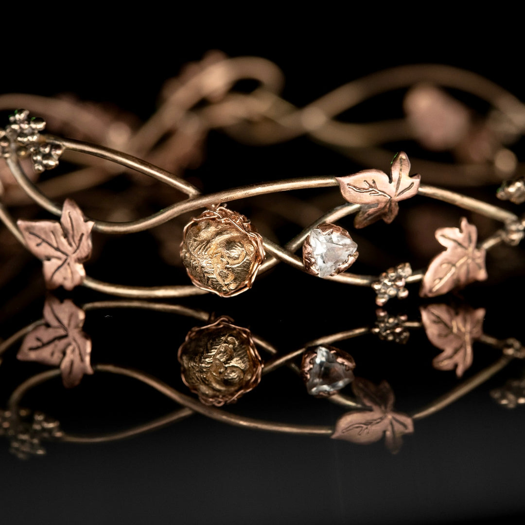 9ct Gold Hedgerow Bracelet