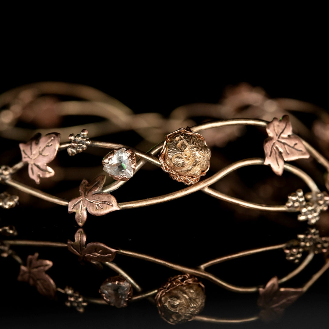 9ct Gold Hedgerow Bracelet