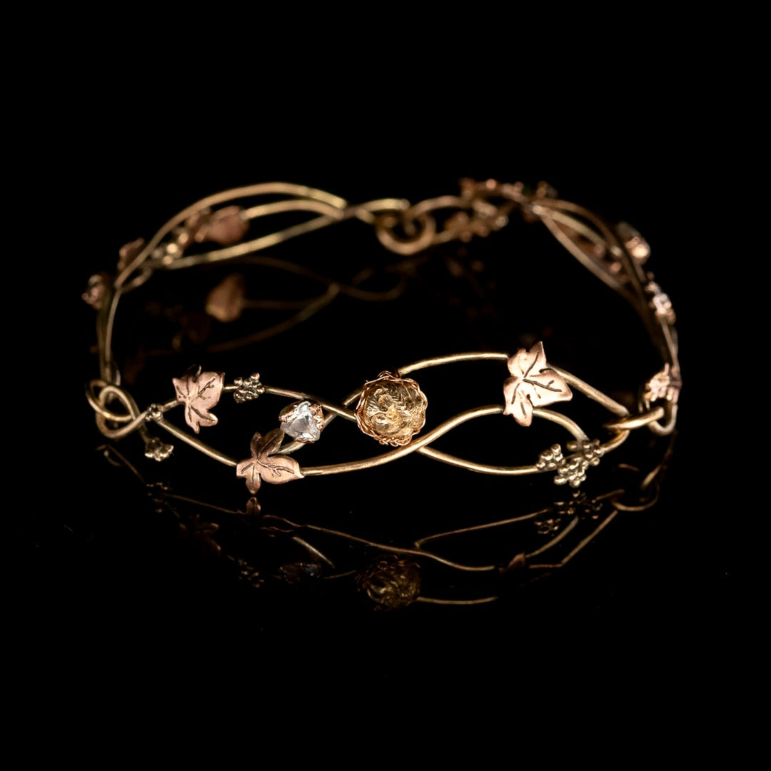 9ct Gold Hedgerow Bracelet