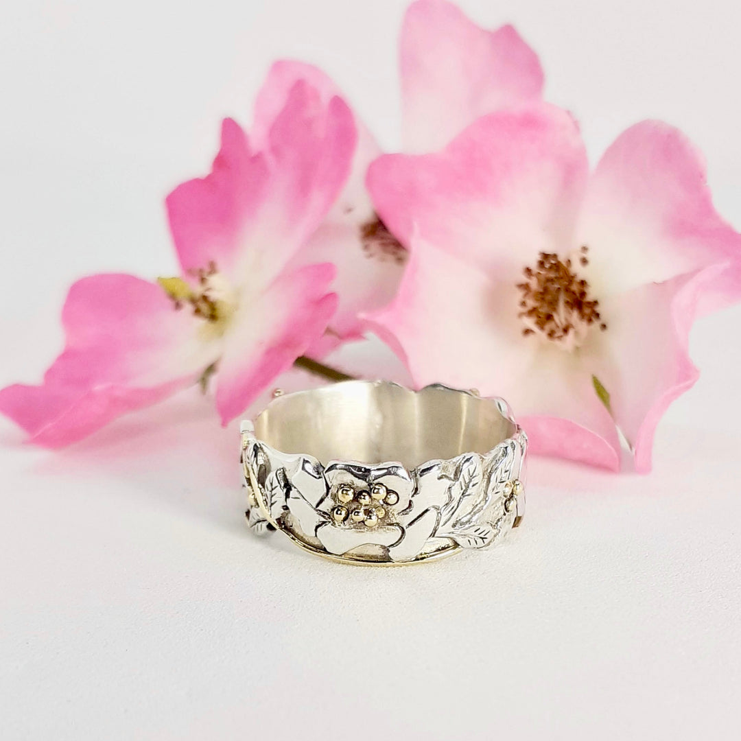 Briar Rose Ring | Silver & Gold