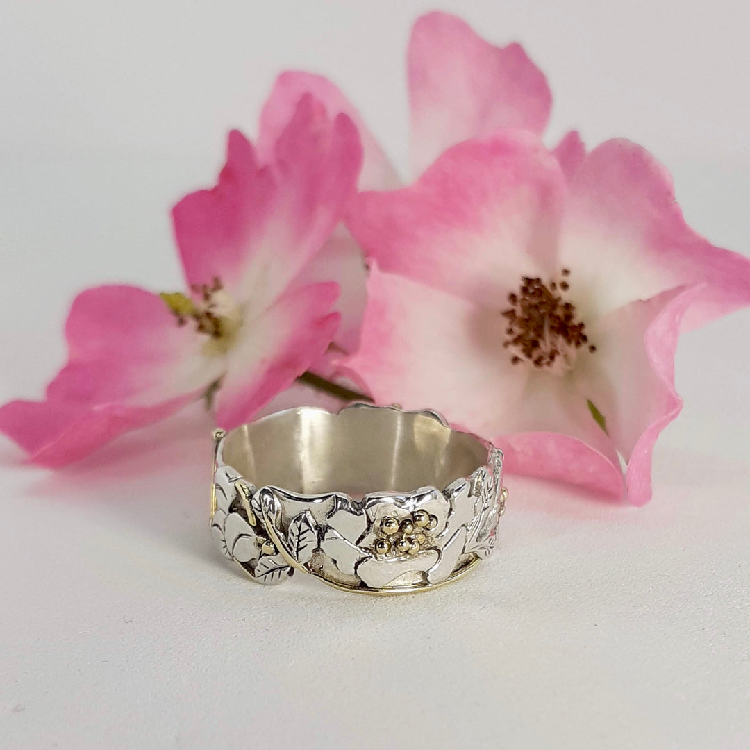 Briar Rose Ring | Silver & Gold