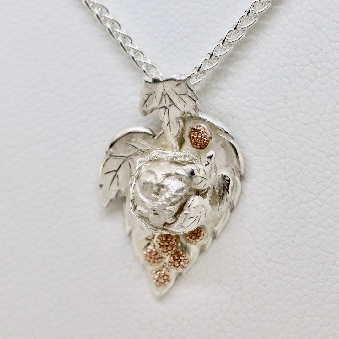 Bramble Silver Dormouse Necklace