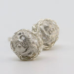 Load image into Gallery viewer, Cosy &amp; Snug Silver Dormouse Studs
