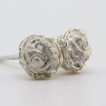 Load image into Gallery viewer, Cosy &amp; Snug Silver Dormouse Studs
