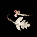 Load image into Gallery viewer, Ruby &amp; Hawthorn Cluster Open Ring
