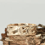 Load image into Gallery viewer, Open Cutwork Fungi Ring
