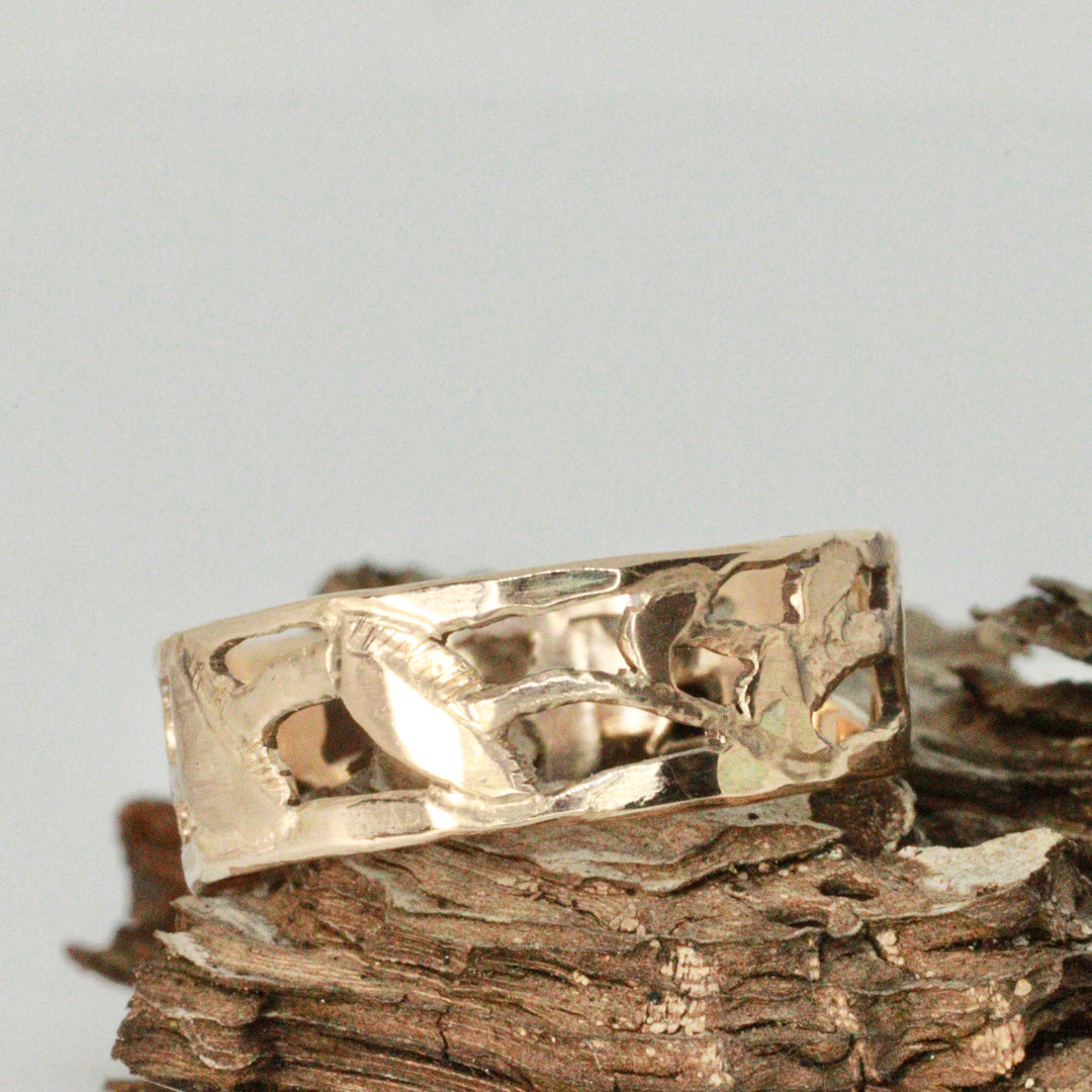 Open Cutwork Fungi Ring