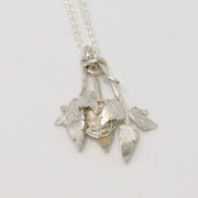 Cobnut Silver Dormouse Kinetic Pendant