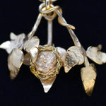 Load image into Gallery viewer, Cobnut Silver Dormouse Kinetic Pendant
