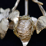 Load image into Gallery viewer, Cobnut Silver Dormouse Kinetic Pendant
