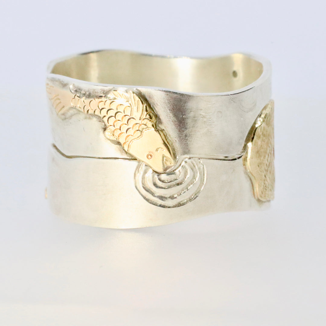 River Otter Trout Perfect Pair Ring