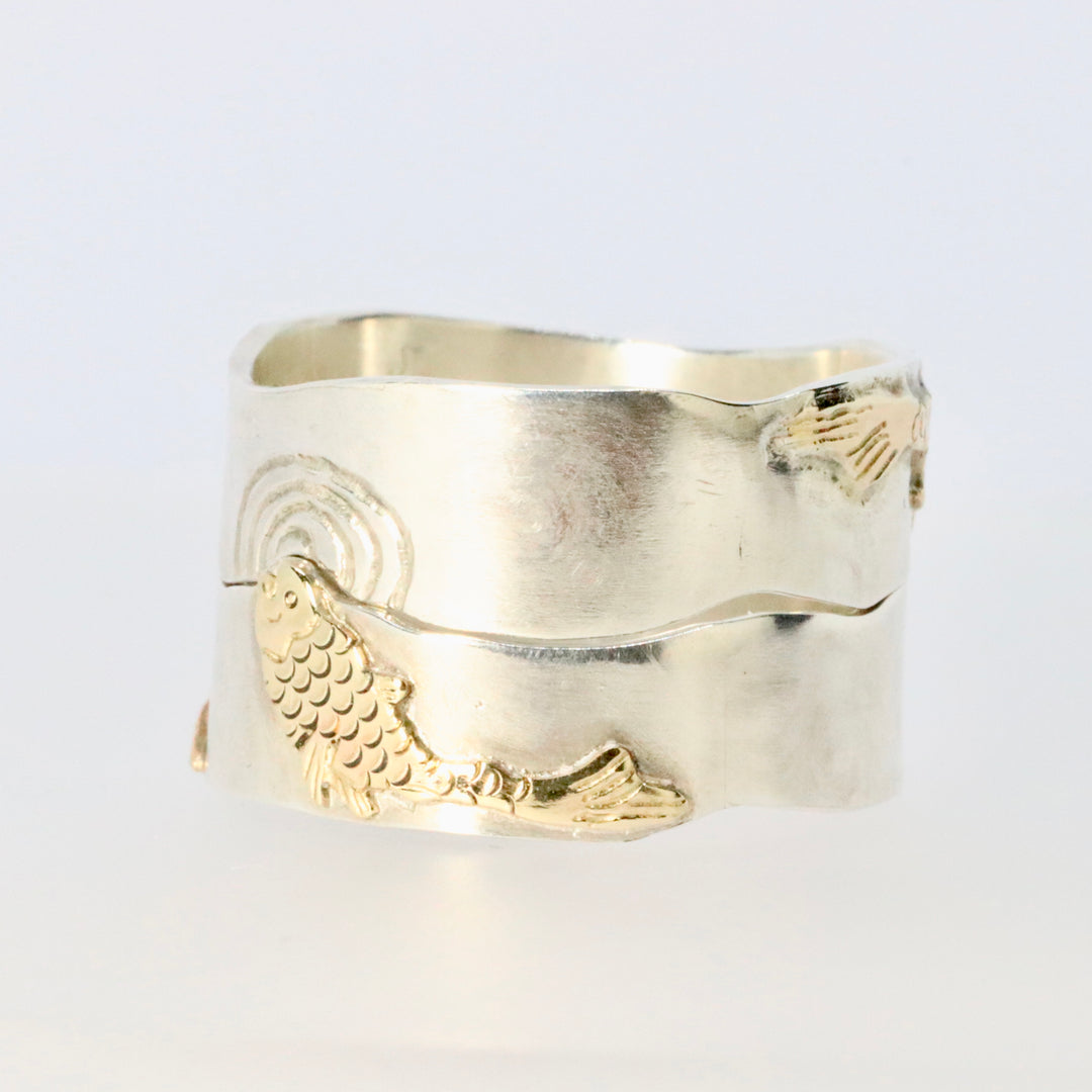 River Otter Trout Perfect Pair Ring
