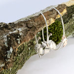 Load image into Gallery viewer, Blackberry Dreams Dormouse Hoop Earrings
